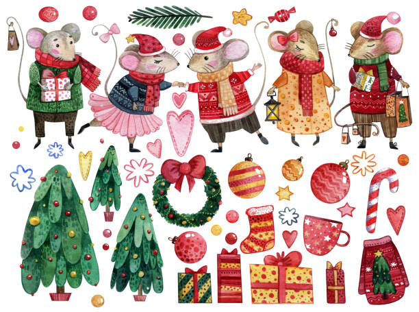 Raton Navidad Vectores Libres de Derechos - iStock Raton Navidad Vectores Libres de Derechos - iStock