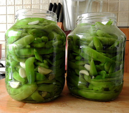 pickled homemade beans