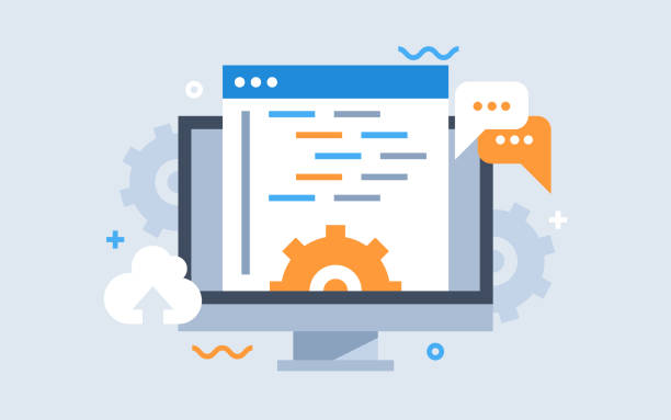 illustrations, cliparts, dessins animés et icônes de développement de logiciels et de programmation - logiciel informatique