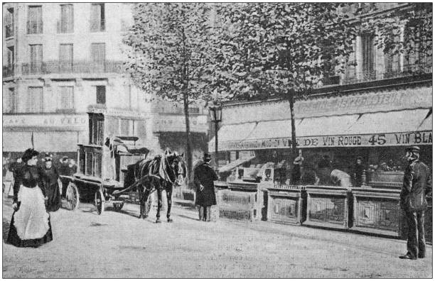 istock Antique photo: Avenue Ledru Rollin, Paris, France 1187400563