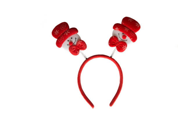 istock Christmas headband with decorative snowmen. 1187400724
