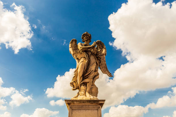 istock Angel statues in Ponte Sant'Angelo 1187400777