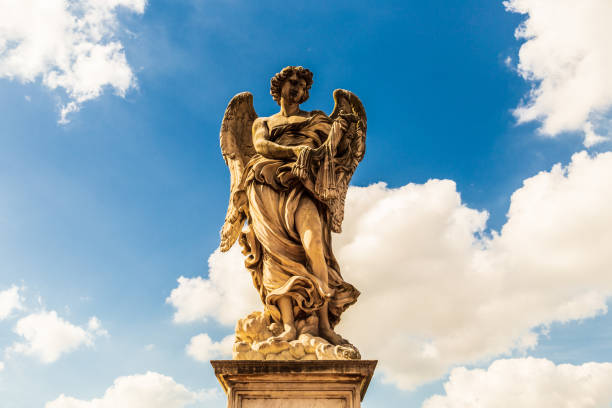istock Angel statues in Ponte Sant'Angelo 1187400825