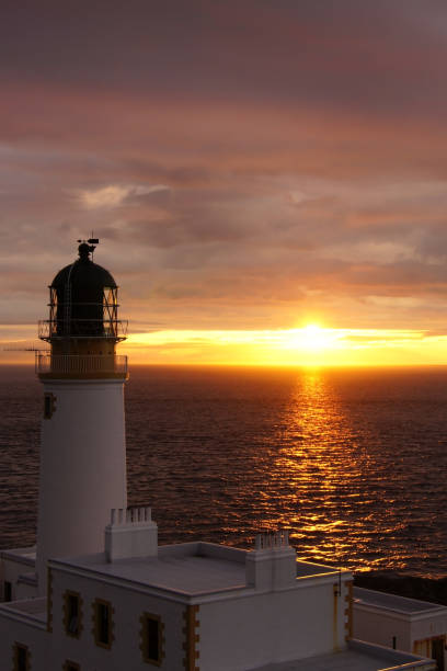 istock Sunset at a lighthouse near Melvaig 1187406583