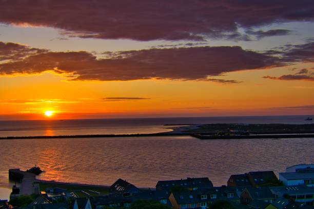 Heligoland - island dune - sunrise