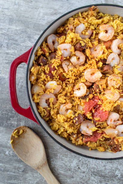 istock jambalaya with rice and shrimp 1187410442