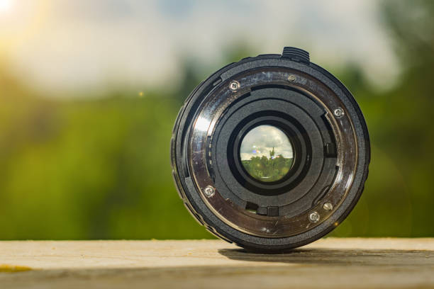 istock photo lens on bokeh green background 1187410511
