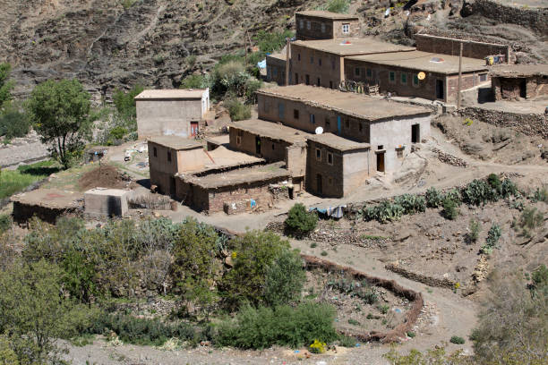 istock Atlas Mountains environment, towns and roads 1187412863