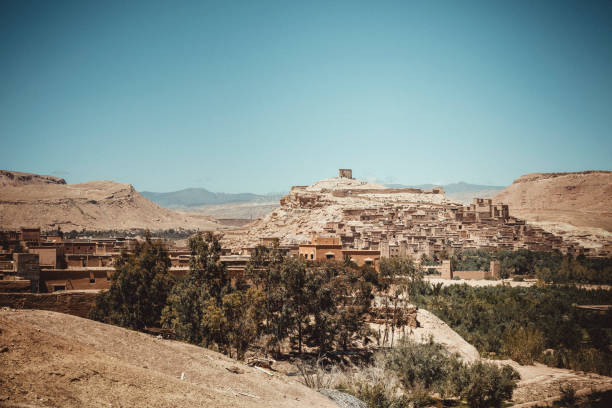 istock Atlas Mountains environment, towns and roads 1187412906