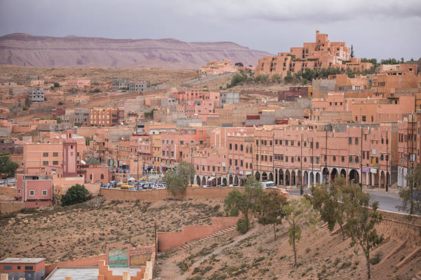istock Atlas Mountains environment, towns and roads 1187412948