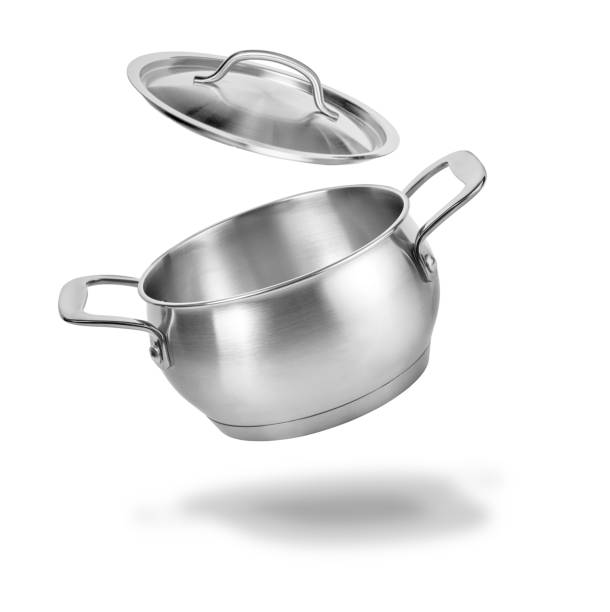 istock Stainless steel cooking pot 1187413092