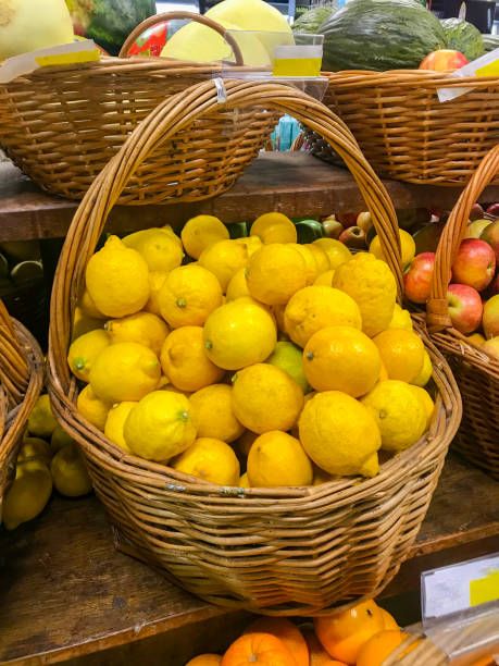 istock Lemon Basket at the Market 1187414179