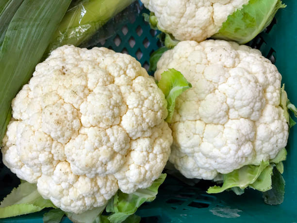istock fresh cauliflower at the market 1187414378