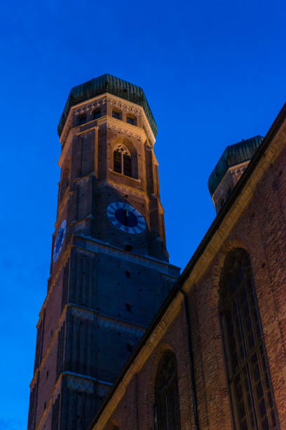 istock Frauenkirche at nighttime in Munich 1187414514