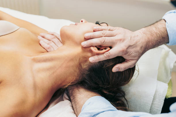 istock Acupuncture and massage treatment 1187416222