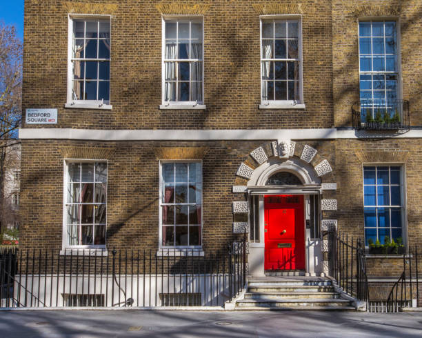Charles Dickens Museum building exterior street view. John street view.