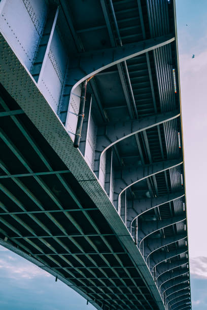 istock Close up structure of bridge under construction 1187418212