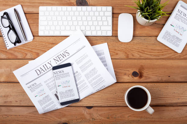 istock keyboard and electronic devices over office desk 1187437381