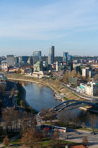Vilnius Business District View stock photo