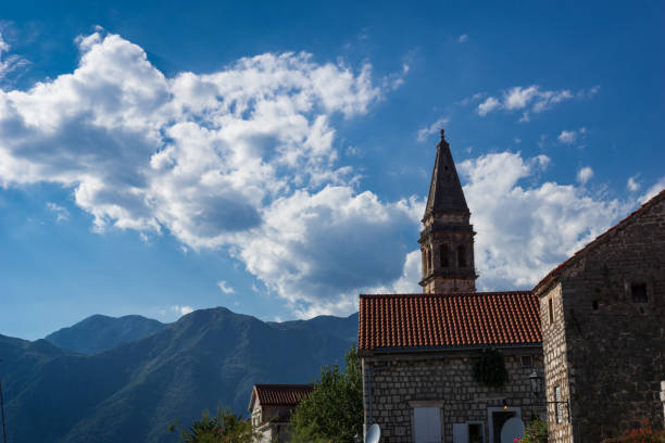 istock Perast. Catholic church. Montenegro. 1187440955