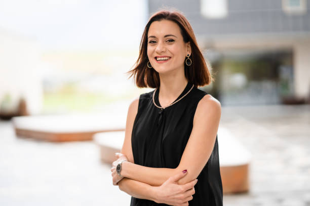 istock Portrait of confident business woman. 1187450708