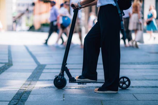 istock Electric Scooter - Close Up 1187456925