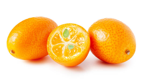 istock Kumquat isolated on white background 1187458579