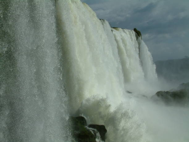istock Iguacu Falls hitting the rocks 1187459963