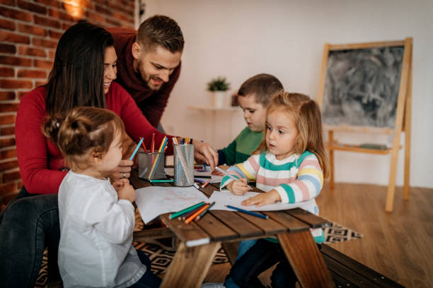 istock Artistic family 1187477373