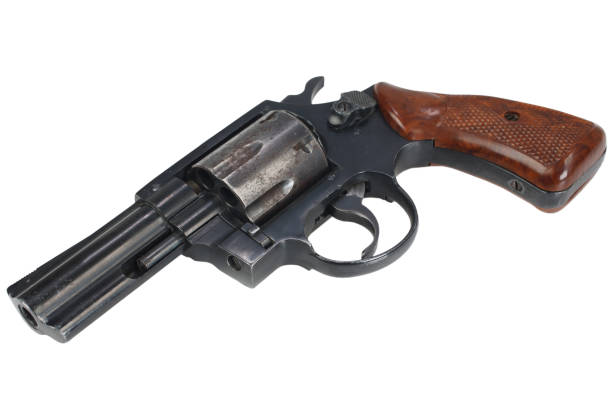 istock Revolver isolated on white 1187479488