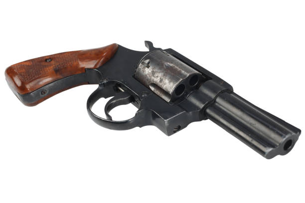 istock Revolver isolated on white 1187479560