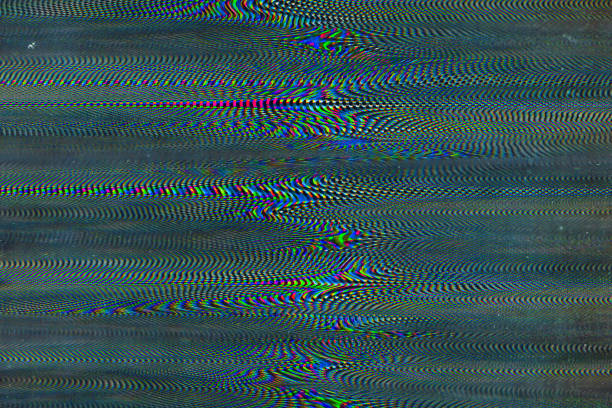 digital glitch transmission signal error noise Digital glitch. Transmission signal error. Dot line noise pattern. tv static stock pictures, royalty-free photos & images