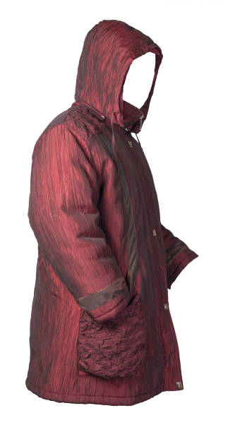 istock female coat with a hood Isolated on a white background. 1187484748