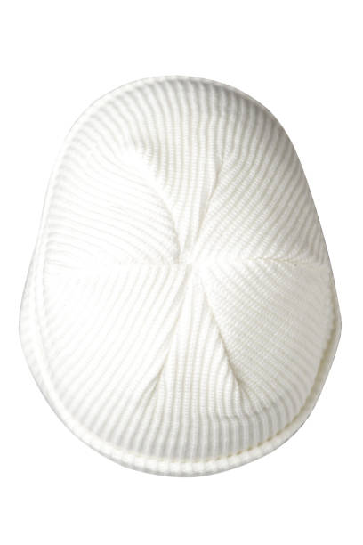 istock Docker knitted hat isolated on white background. fashionable rapper hat. hat fisherman 1187486082