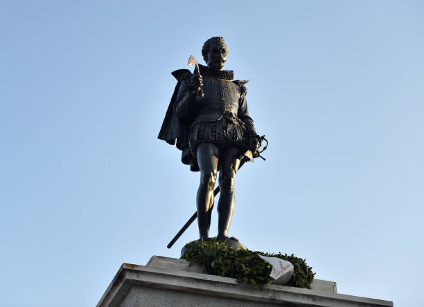 istock Statue of cervantes 1187493898