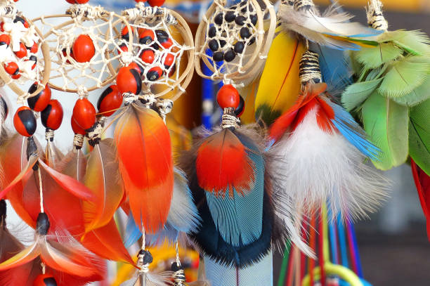 istock Colorful dream catchers 1187516956