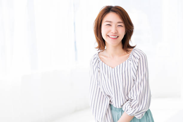 asian woman relaxing