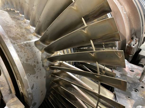 istock Rotor steam turbine 1187525454