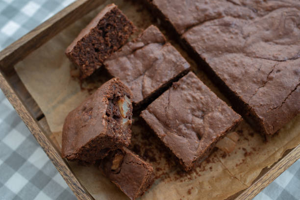 istock Homemade chocolate brownies 1187535758