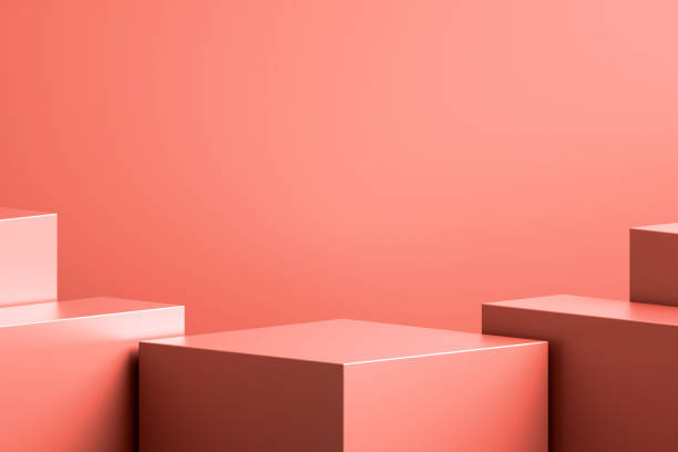 istock Abstract minimal scene background with geometric forms, can be used for commercial advertising. 1187550284