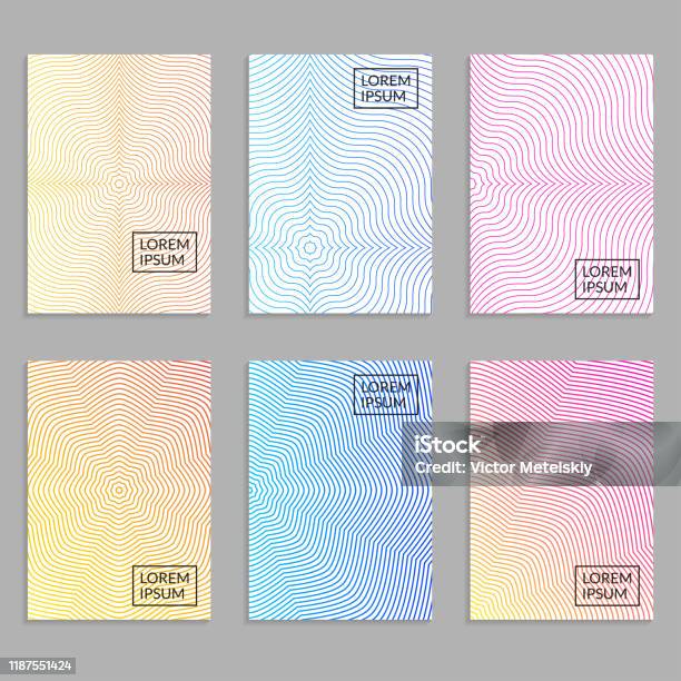 Cover All Design/layout Cover Design Set Brochure Template Layout With Gradients Abstract ...
