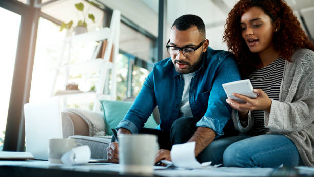 istock Making some calculations to secure the best for their finances 1187551645