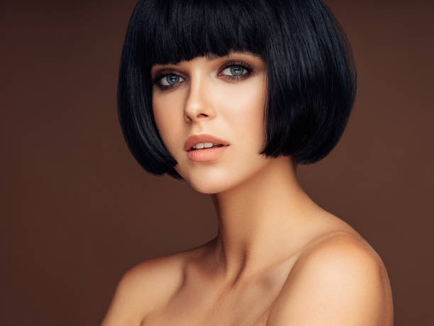 istock Beautiful woman with make-up 1187560425