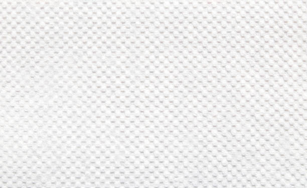 close-up do fundo de fundo de textura de papel de seda de cor branca abstrato. detalhe textura do padrão com cópia de espaço livre para texto. - tissue crumpled toilet paper paper - fotografias e filmes do acervo