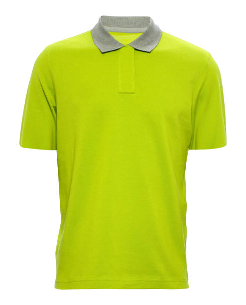istock yellow T-shirt on white background 1187566083