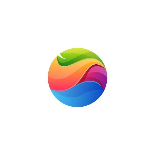 Abstract Circle Contour Colorful Illustration Vector Design Template Abstract Circle Contour Colorful Illustration Vector Design Template. Suitable for Creative Industry, Multimedia, entertainment, Educations, Shop, spa, beauty cosmetic, beauty salon and any related business. rainbow icon stock illustrations