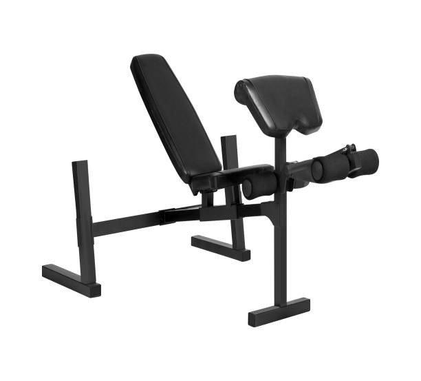 istock Gym machine isolated on white 1187573999
