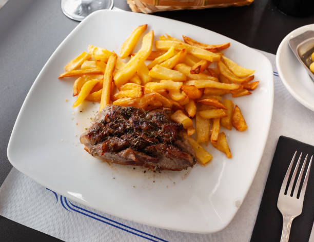 istock Beef flank steak with chimichurri sauce 1187575641