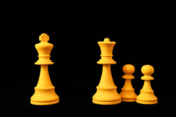 istock Divorce and separation concept with chess 1187577178