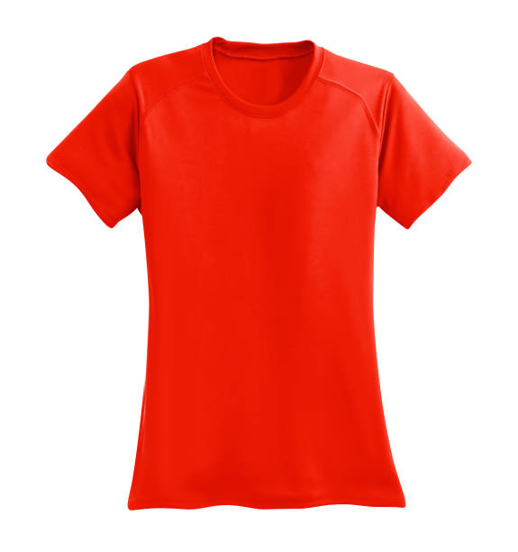 istock red man's t-shirt isolated on white background 1187580836
